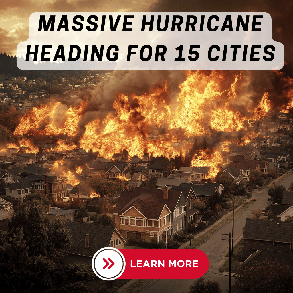 MASSIVE HURRICANE HEADING FOR 15 CITIES